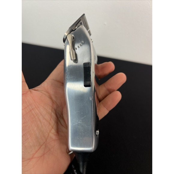 Andis Fade Master Adjustable Blade Hair Corded Clipper Silver - Picture 15 of 16